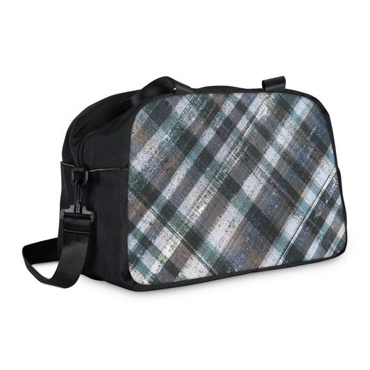 The Gym Bag - Rustic Plaid, Storm