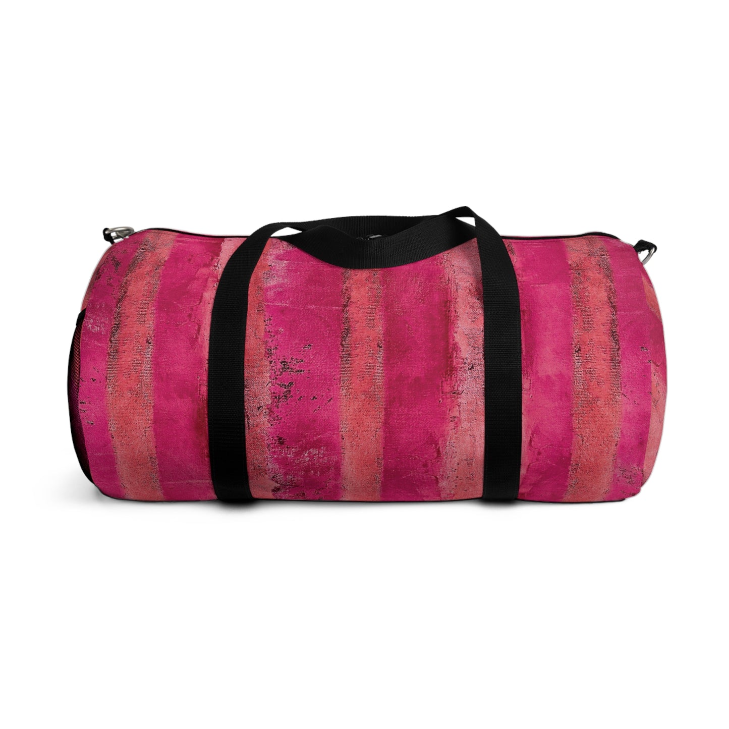 The Durable Duffle Bag - Rustic Stripe, Very Berry