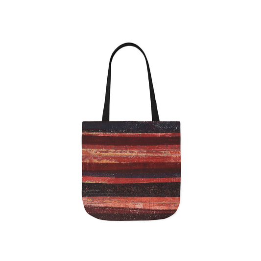 The Soft Tote - Rustic Stripe, Ember