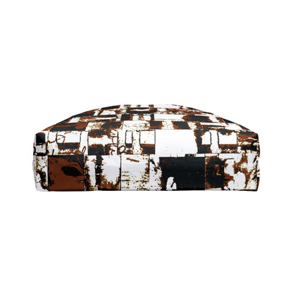 The Weekender Bag - Memory Block, Sepia