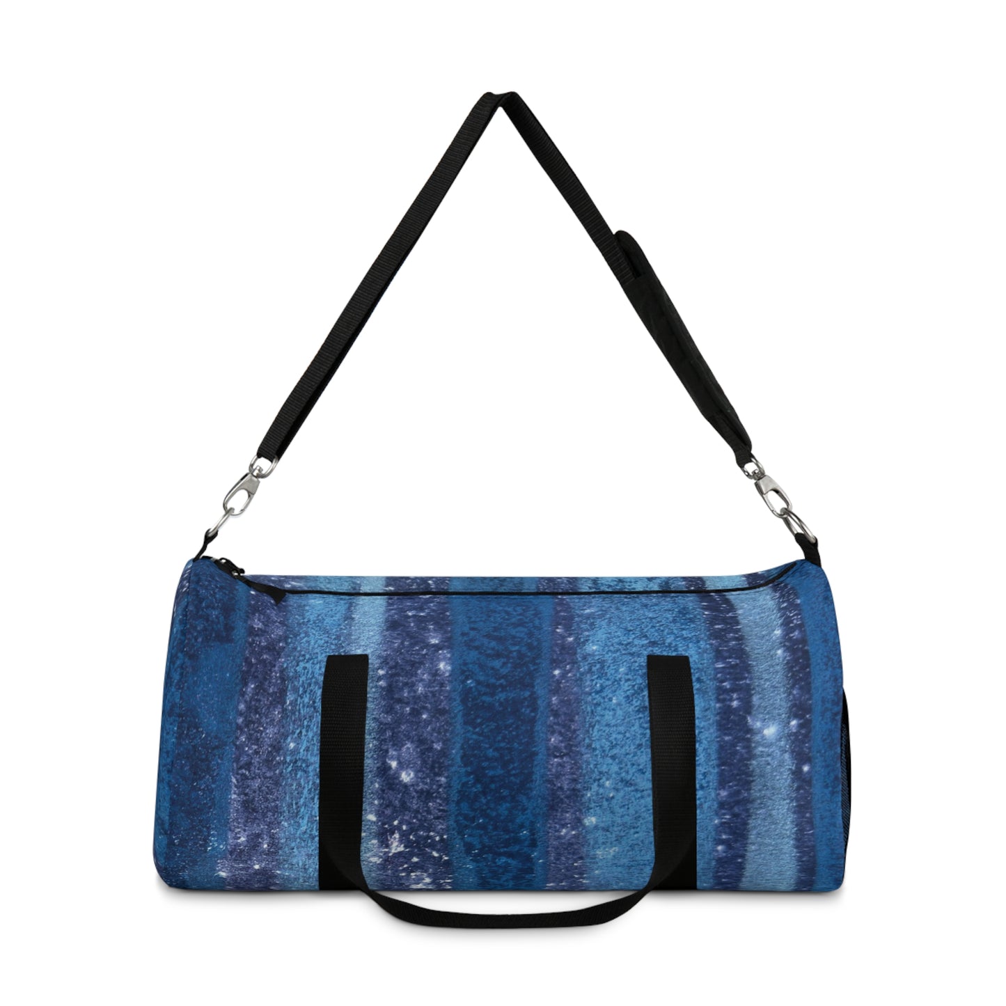 The Duffle Bag - Rustic Stripe, Sapphire