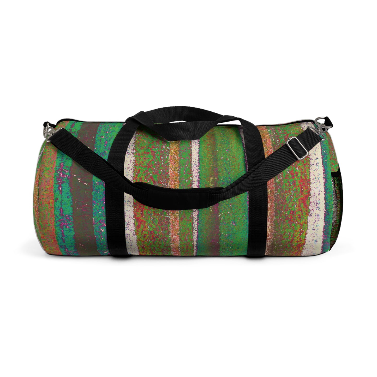 The Durable Duffle Bag - Rustic Stripe, Agave