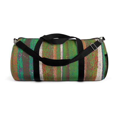 The Durable Duffle Bag - Rustic Stripe, Agave