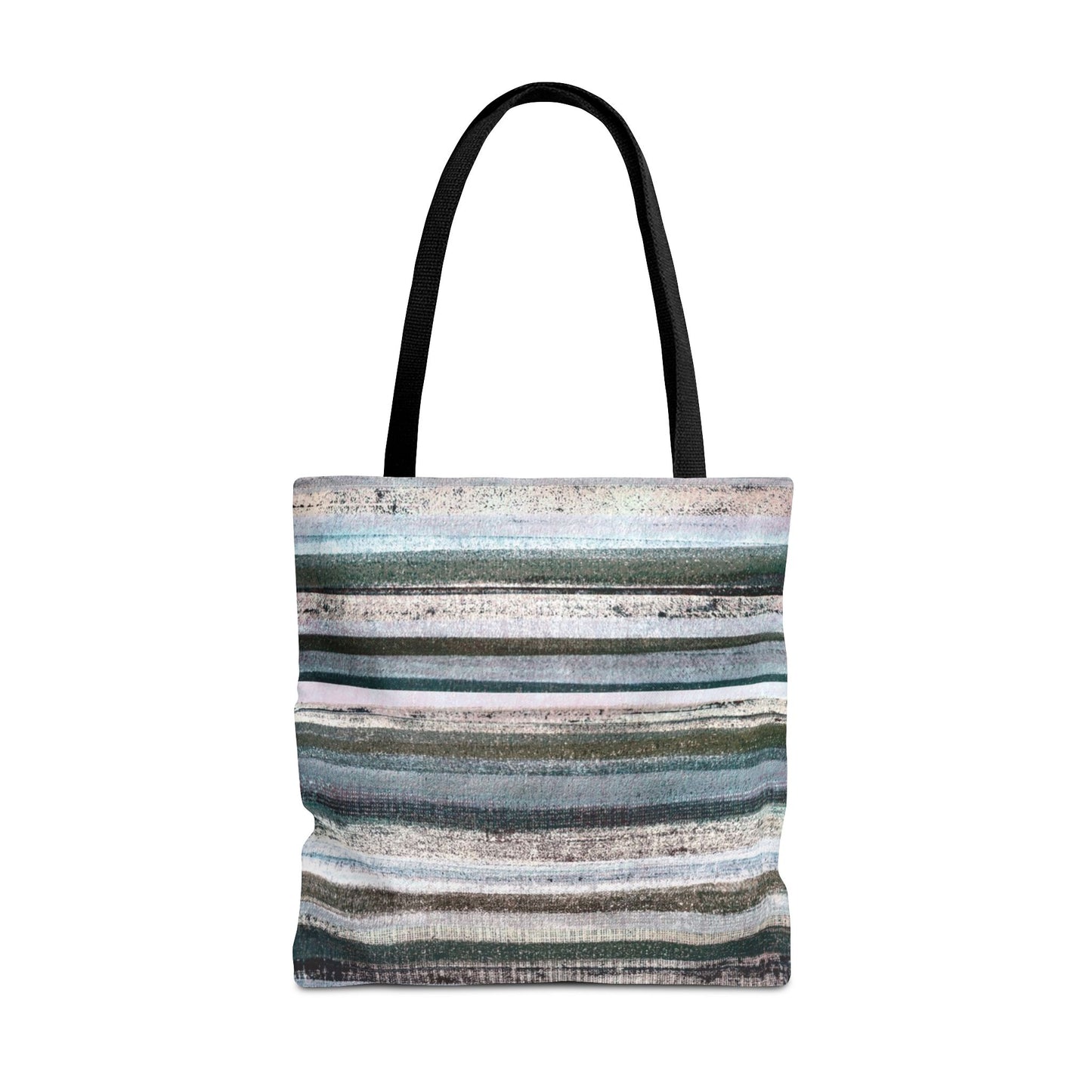 The Everything Tote - Rustic Stripe, Winter Woods
