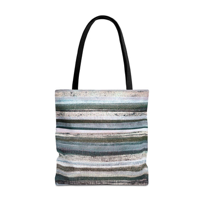 The Everything Tote - Rustic Stripe, Winter Woods