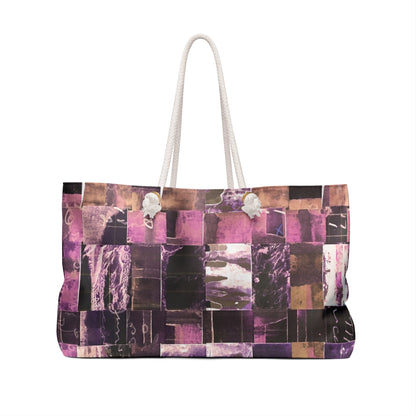 The Weekender Bag - Memory Block, Hyacinth