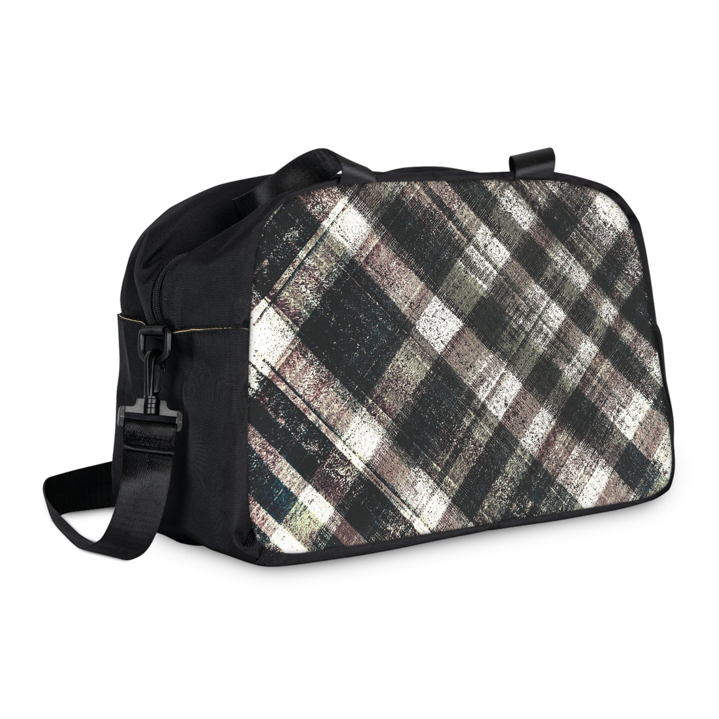 The Gym Bag - Rustic Plaid, Ink