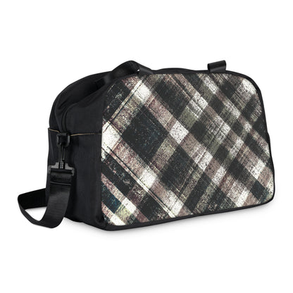The Gym Bag - Rustic Plaid, Ink