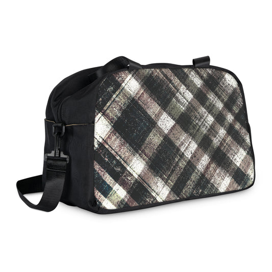 The Gym Bag - Rustic Plaid, Ink