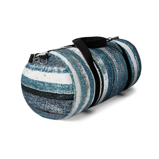 The Duffle Bag - Rustic Stripe, Marina