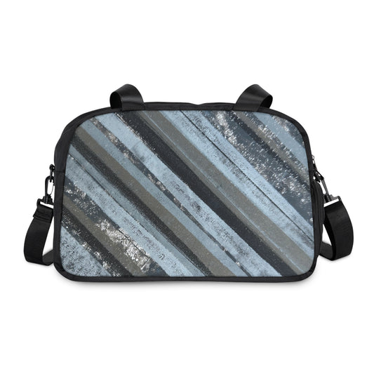 The Gym Bag - Rustic Stripe, Steel Blue
