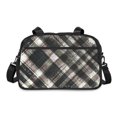 The Gym Bag - Rustic Plaid, Ink