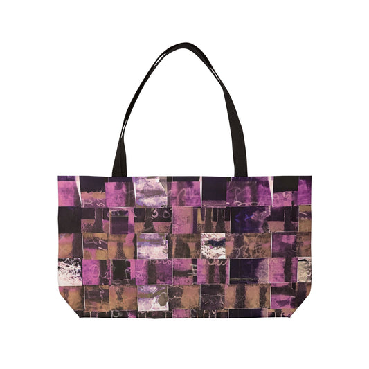 The Weekender Tote - Memory Block, Hyacinth