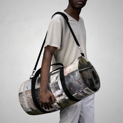 The Durable Duffle Bag - Memory Block, Olive