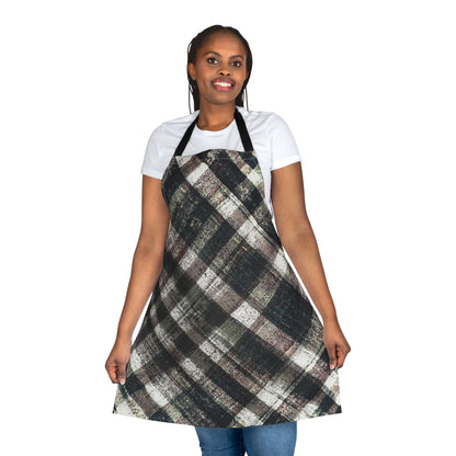 The Maker's Apron - Rustic Plaid, Ink