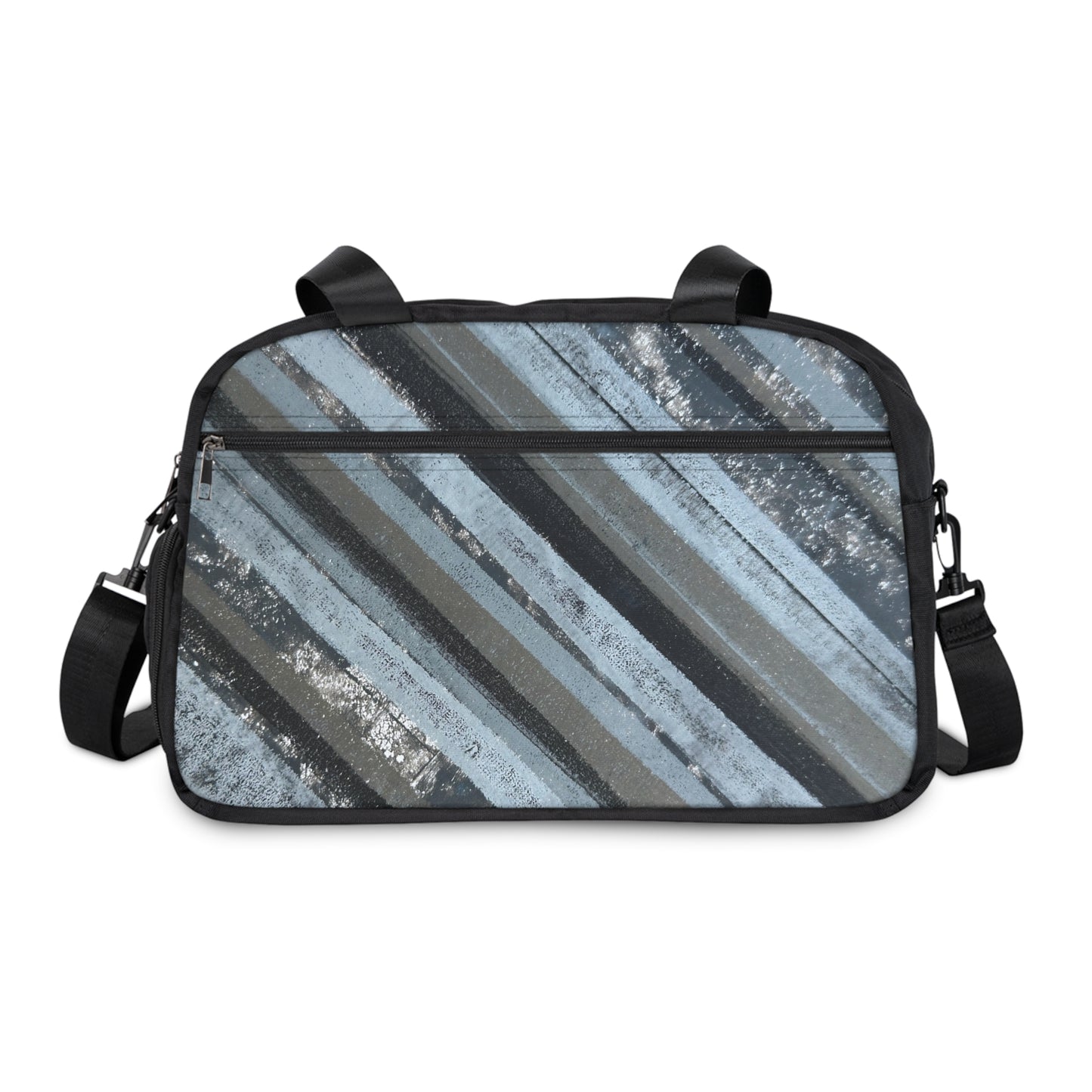 The Gym Bag - Rustic Stripe, Steel Blue
