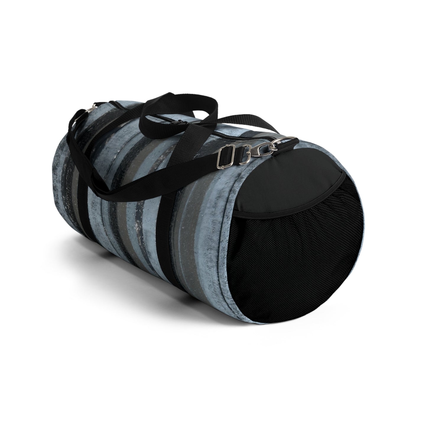 The Durable Duffle Bag - Rustic Stripe, Steel Blue