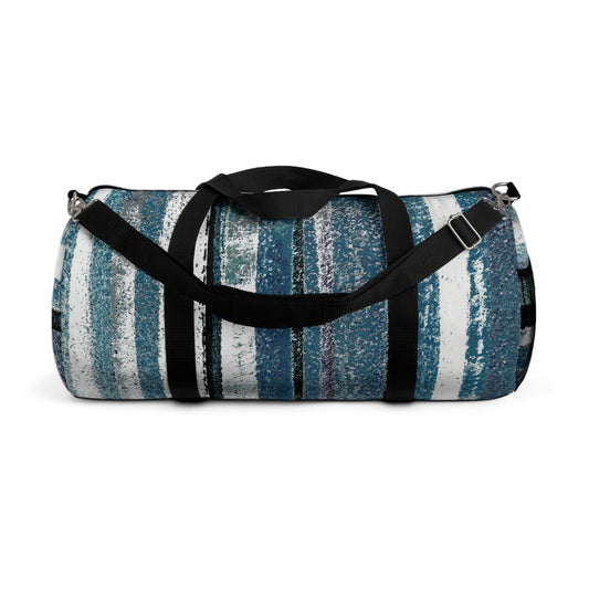 The Durable Duffle Bag - Rustic Stripe, Marina