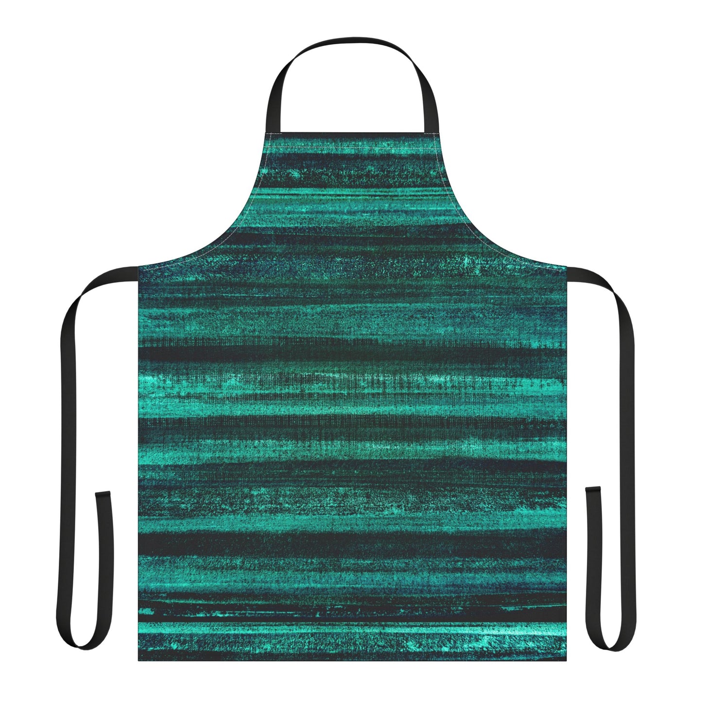 The Maker's Apron - Rustic Stripe, Deep Sea