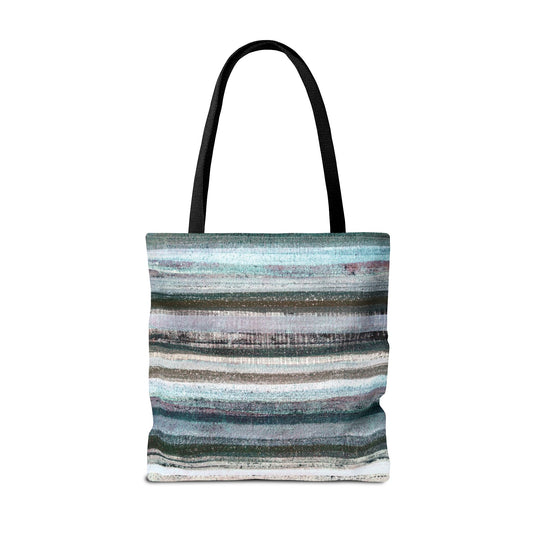 The Everything Tote - Rustic Stripe, Winter Woods