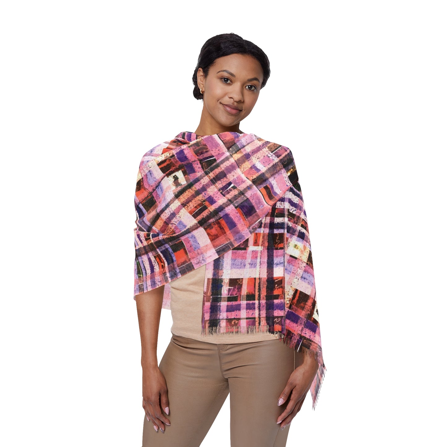 The Studio Scarf - Mixed Media, Hyacinth