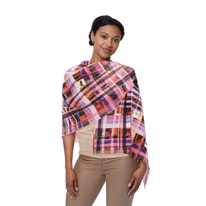 The Studio Scarf - Mixed Media, Hyacinth