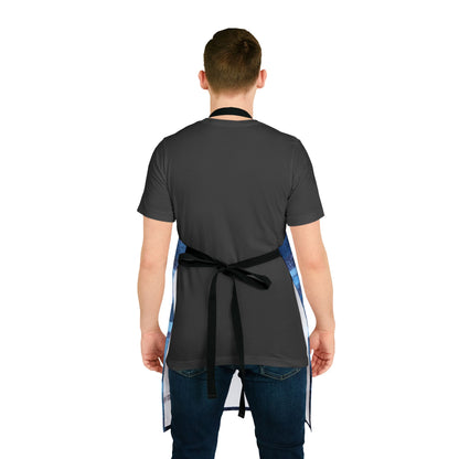 The Maker's Apron - Rustic Stripe, Sapphire