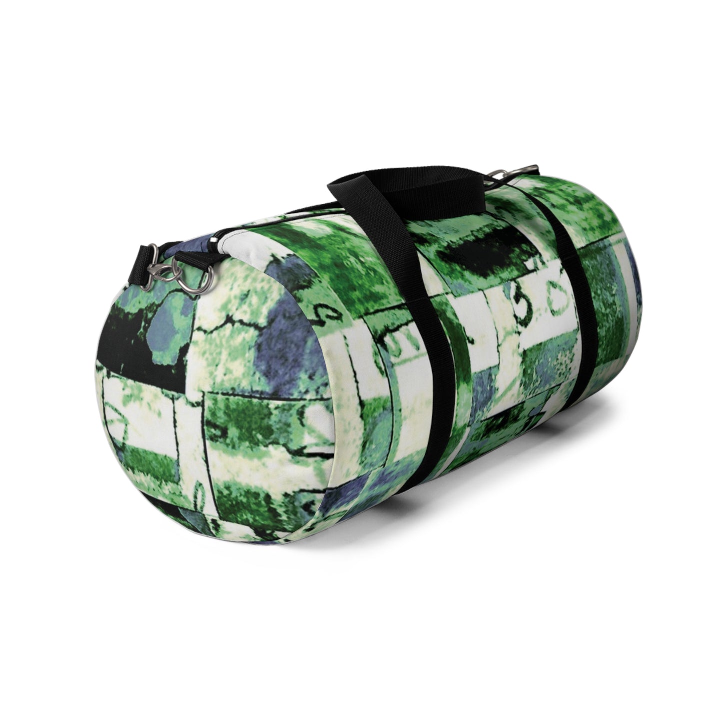 The Durable Duffle Bag - Memory Block, Lime