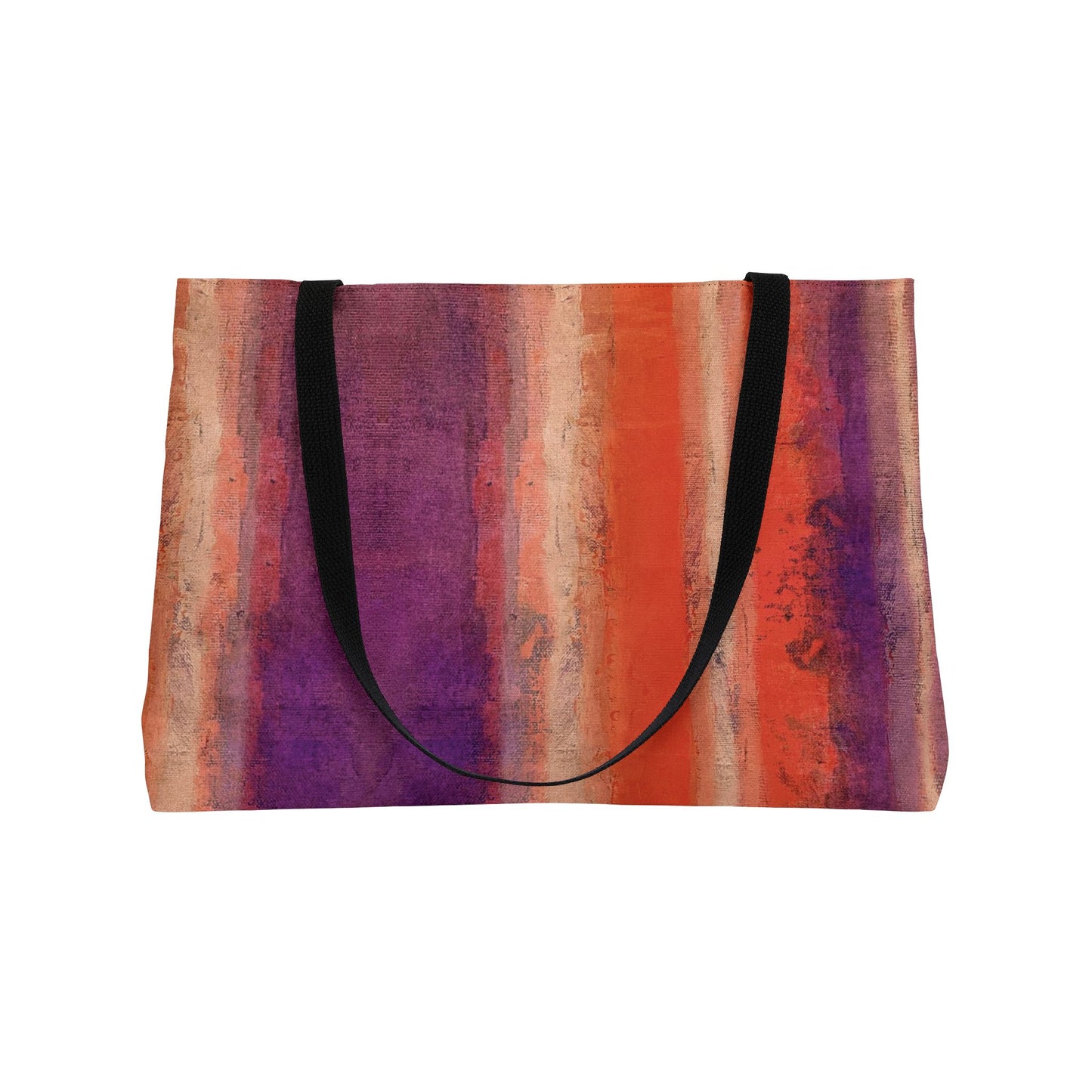 Weekender Bag - Rustic Stripe, Poppy