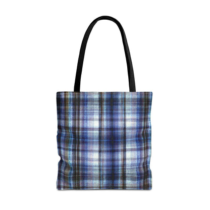 The Everything Tote - Modern Madras, Deep Sky