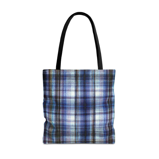 The Everything Tote - Modern Madras, Deep Sky