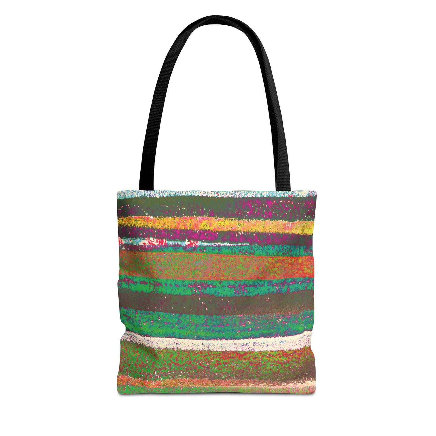 The Everything Tote - Rustic Stripe, Agave