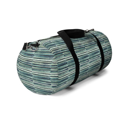The Durable Duffle Bag - Rustic Stripe, Spa