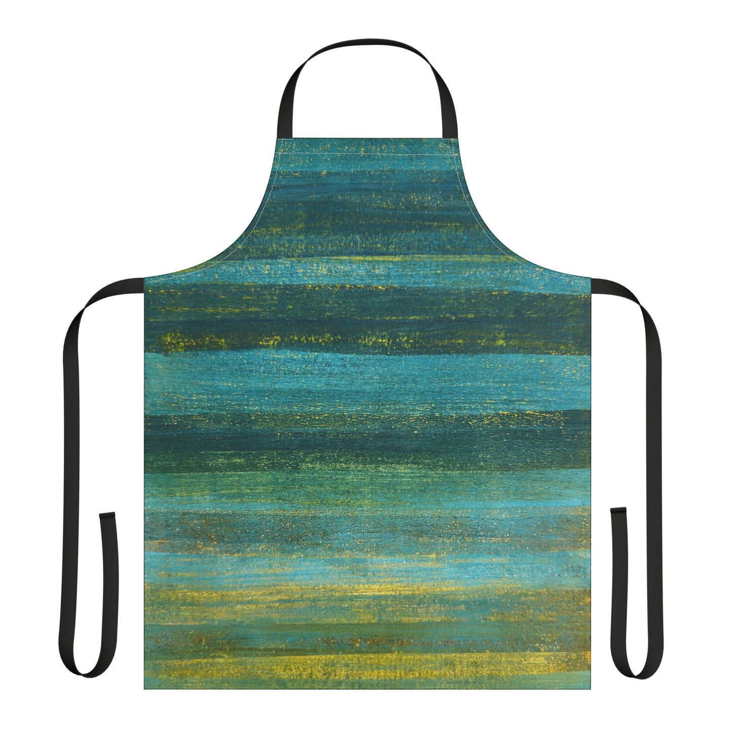 The Maker's Apron - Rustic Stripe, Algae