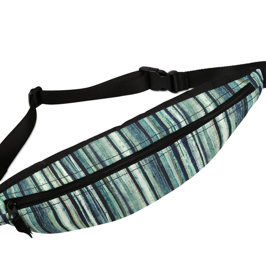 The Artsy Fanny - Rustic Stripe, Tidewater