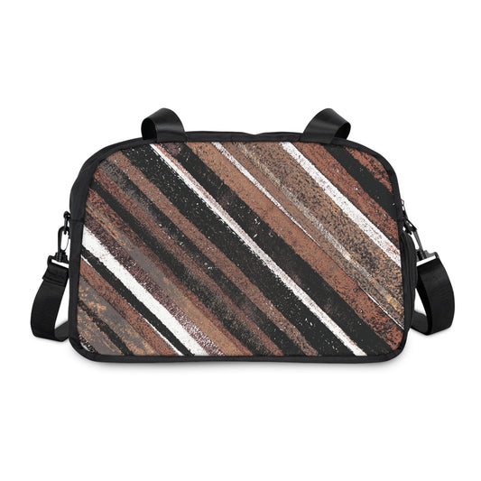 The Gym Bag - Rustic Stripe, Copper Hills