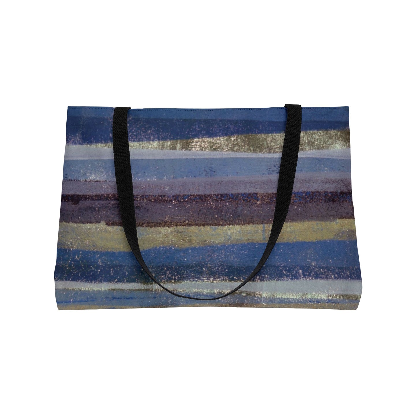 The Weekender Tote - Rustic Stripe, Purple Mountains
