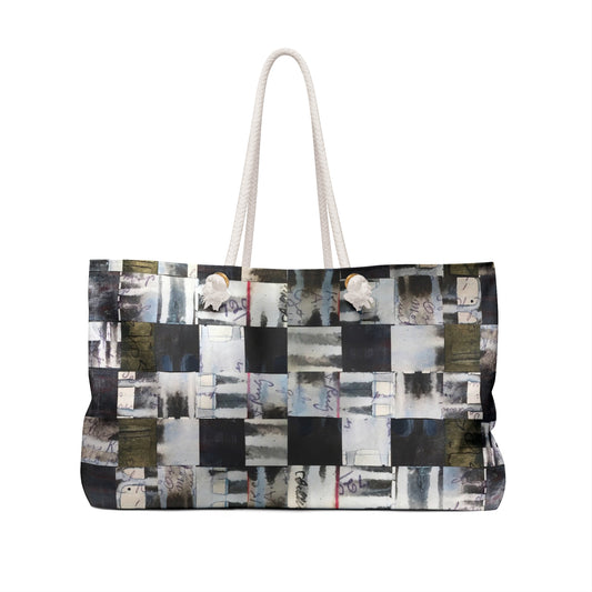 The Weekender Bag - Memory Block, Olive