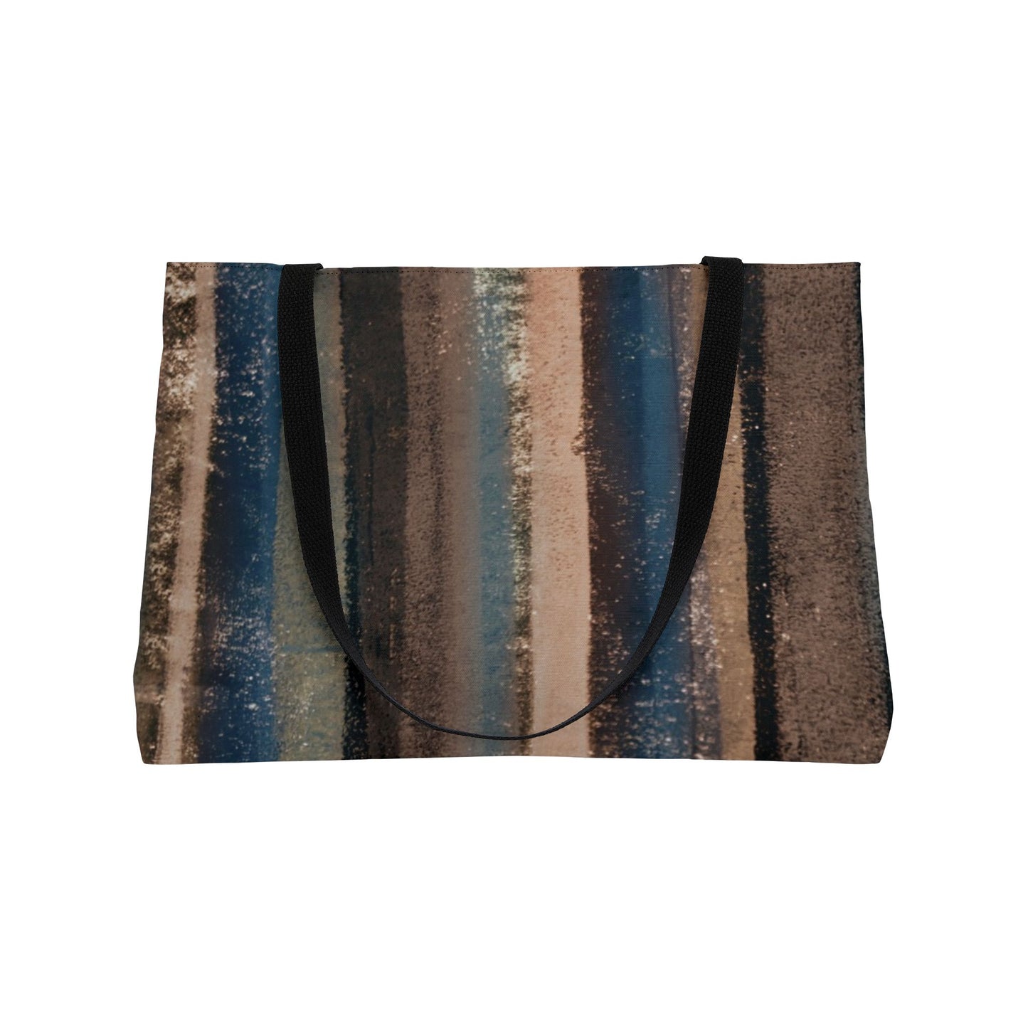 The Weekender Tote - Rustic Stripe, Earth