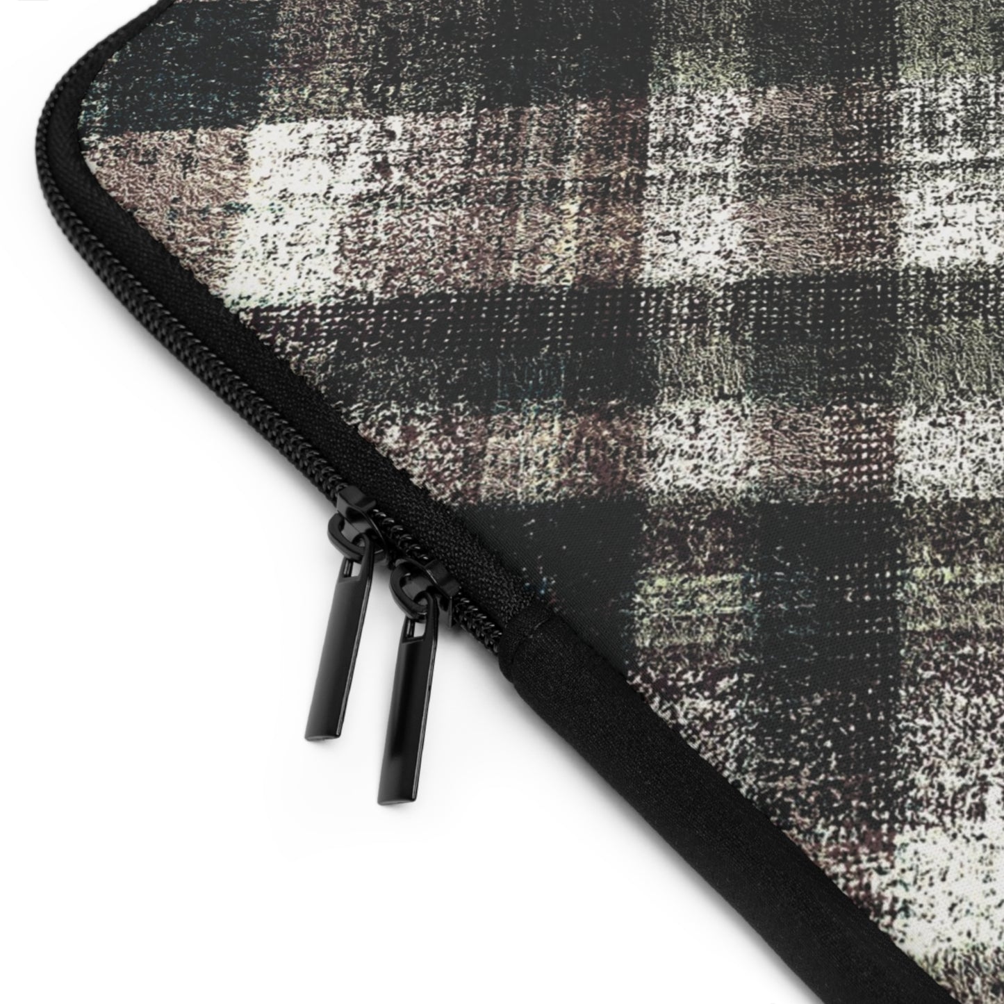 The Laptop Sleeve - Rustic Plaid, Ink