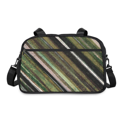 The Gym Bag - Rustic Stripe, Camper Green