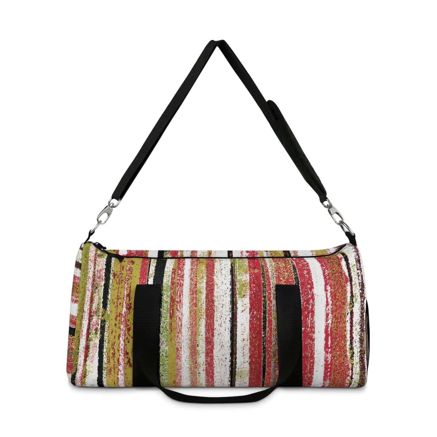The Durable Duffle Bag - Rustic Stripe, Fiesta