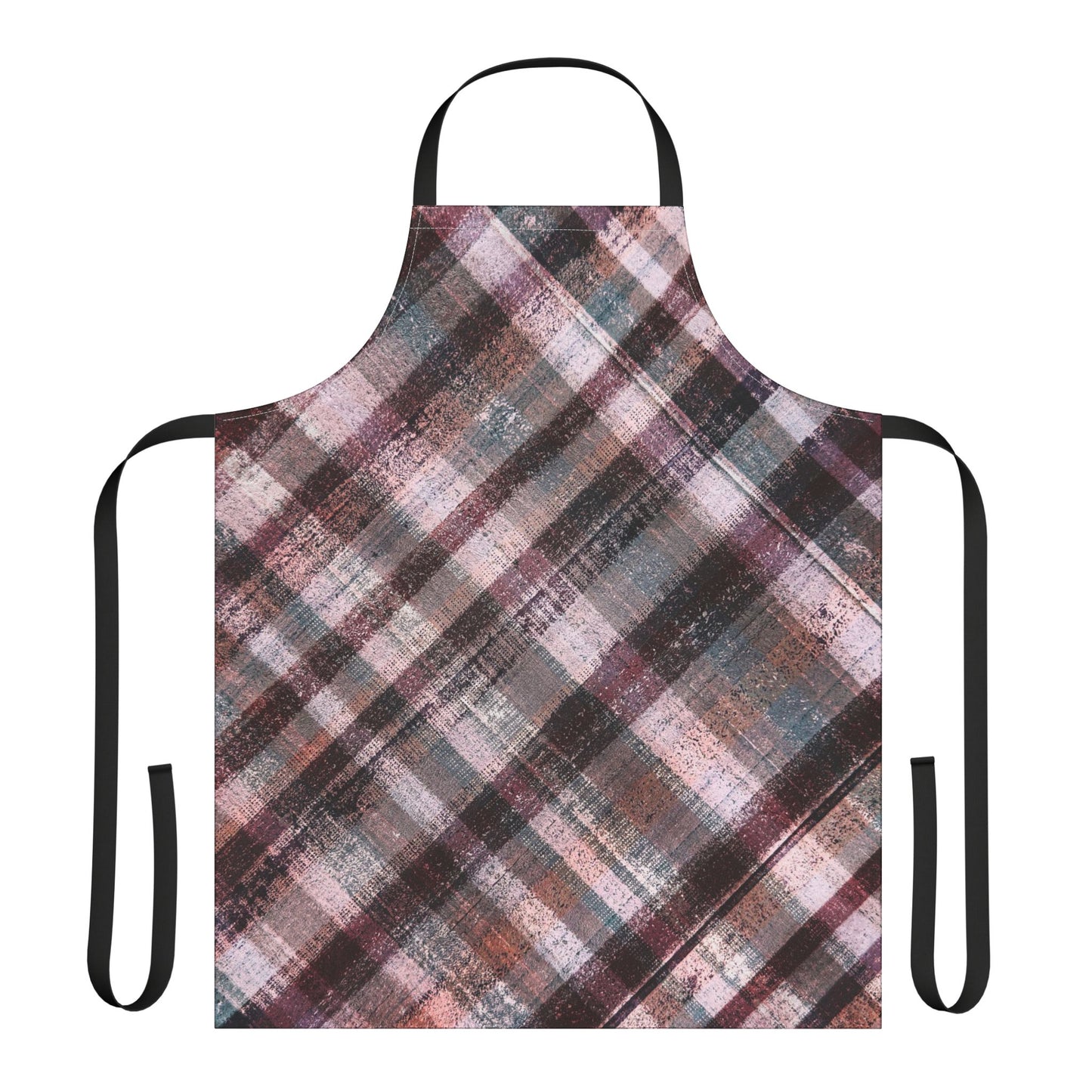 The Maker's Apron - Rustic Plaid, Mulberry