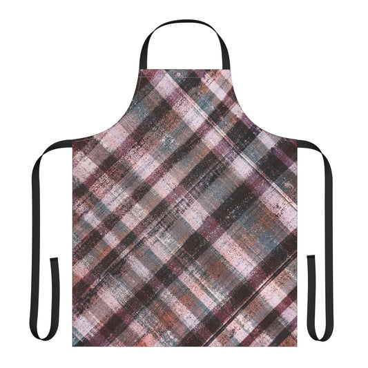 The Maker's Apron - Rustic Plaid, Mulberry