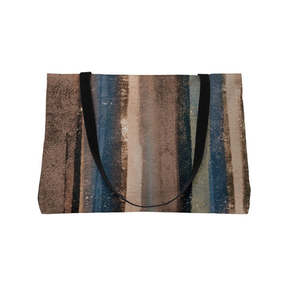 The Weekender Tote - Rustic Stripe, Earth