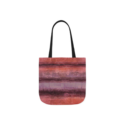 The Soft Tote - Rustic Stripe, Sangria