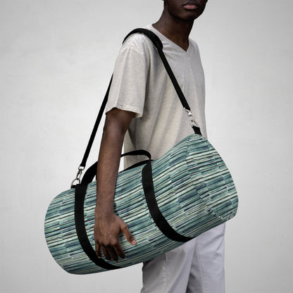 The Durable Duffle Bag - Rustic Stripe, Spa