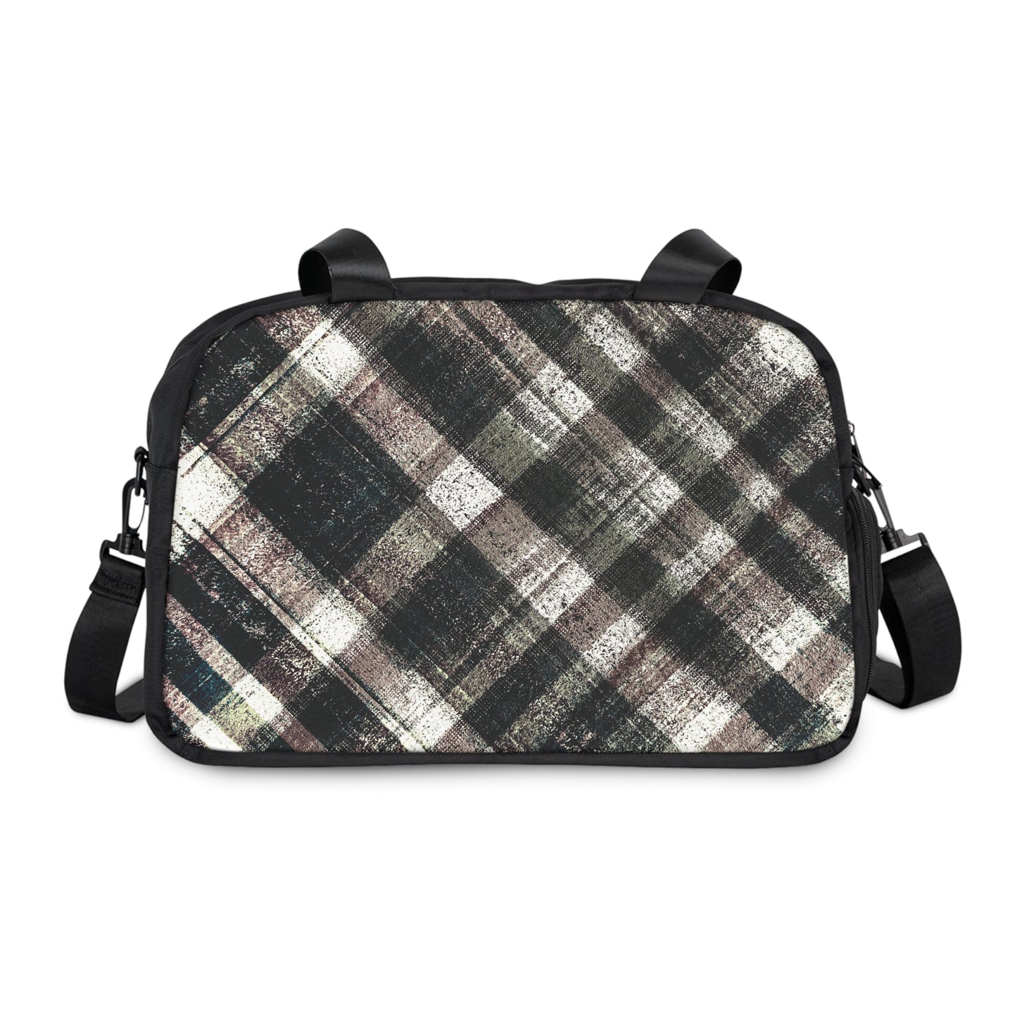 The Gym Bag - Rustic Plaid, Ink