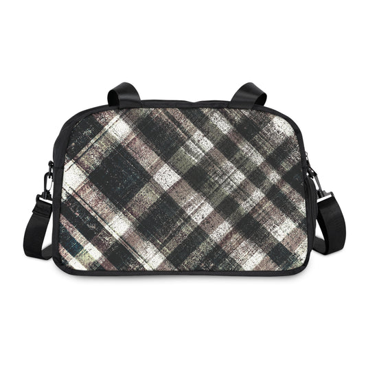 The Gym Bag - Rustic Plaid, Ink
