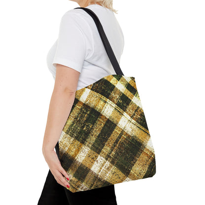 The Everything Tote - Rustic Plaid, Bumblebee